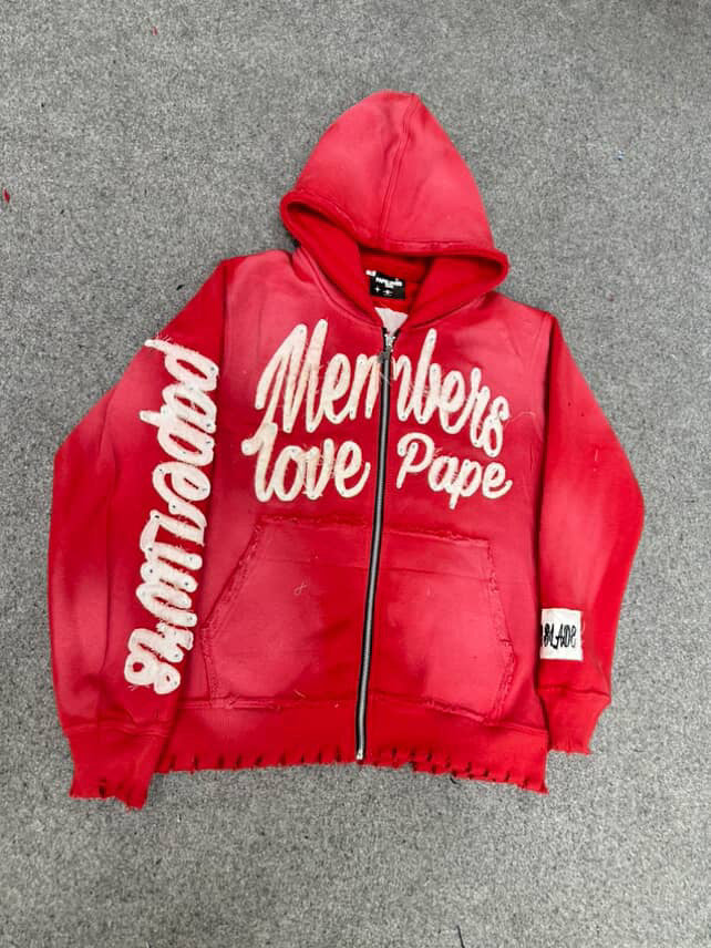 PAPELUVRS RHINESTONE (RED)