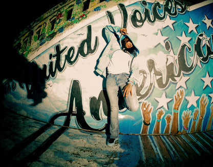 PAPELUVRS RHINESTONE (baby blue )