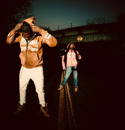 PAPELUVRS RHINESTONE Jacket ( Brown  )