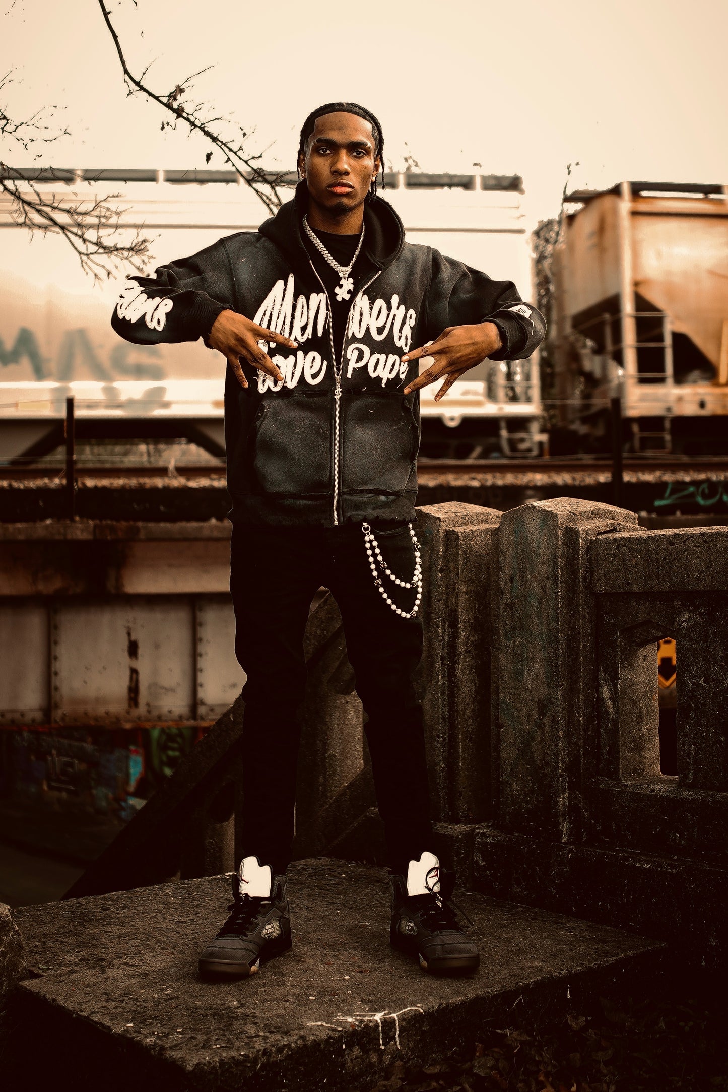 PAPELUVRS RHINESTONE JACKET