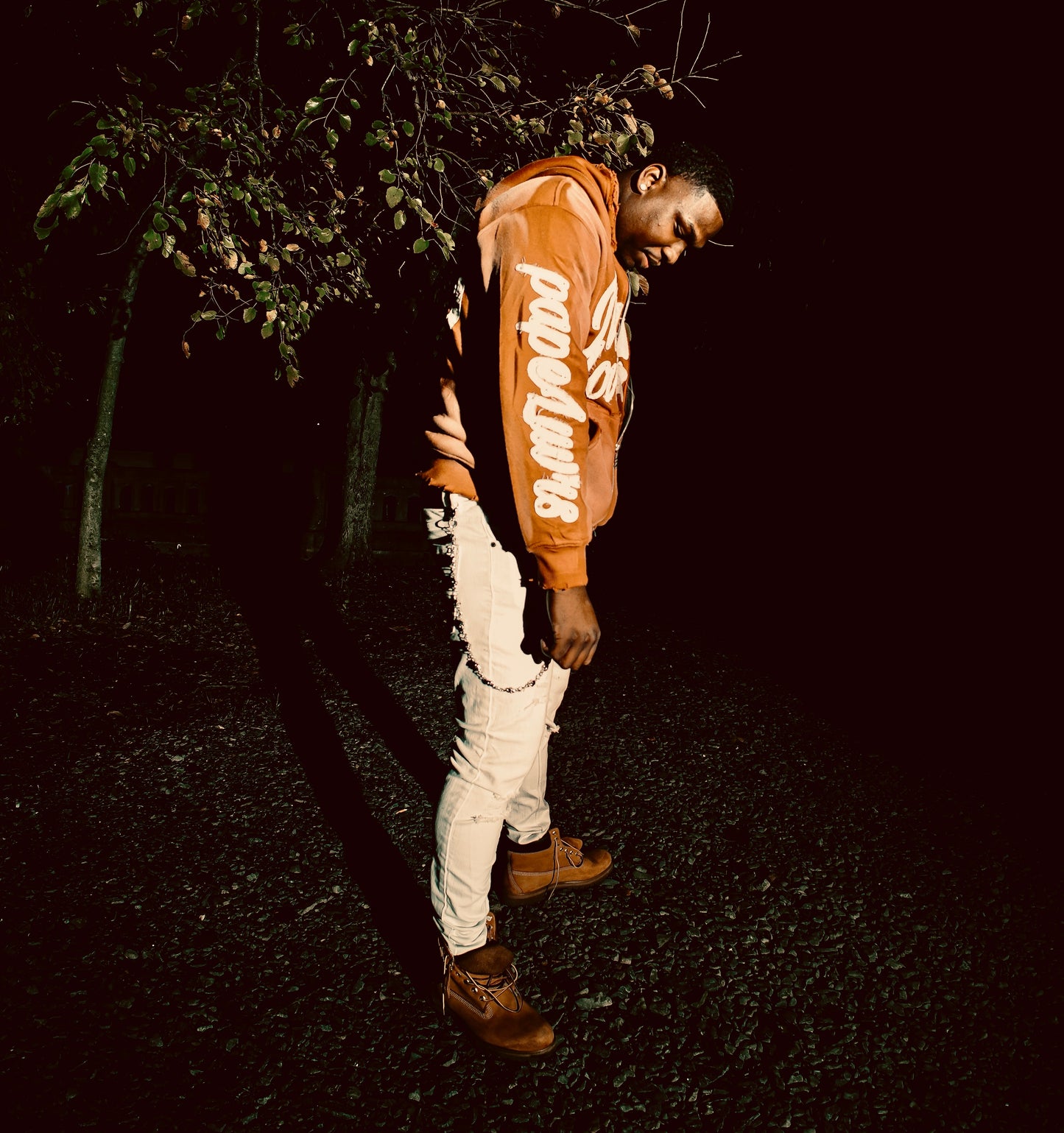 PAPELUVRS RHINESTONE Jacket ( Brown  )